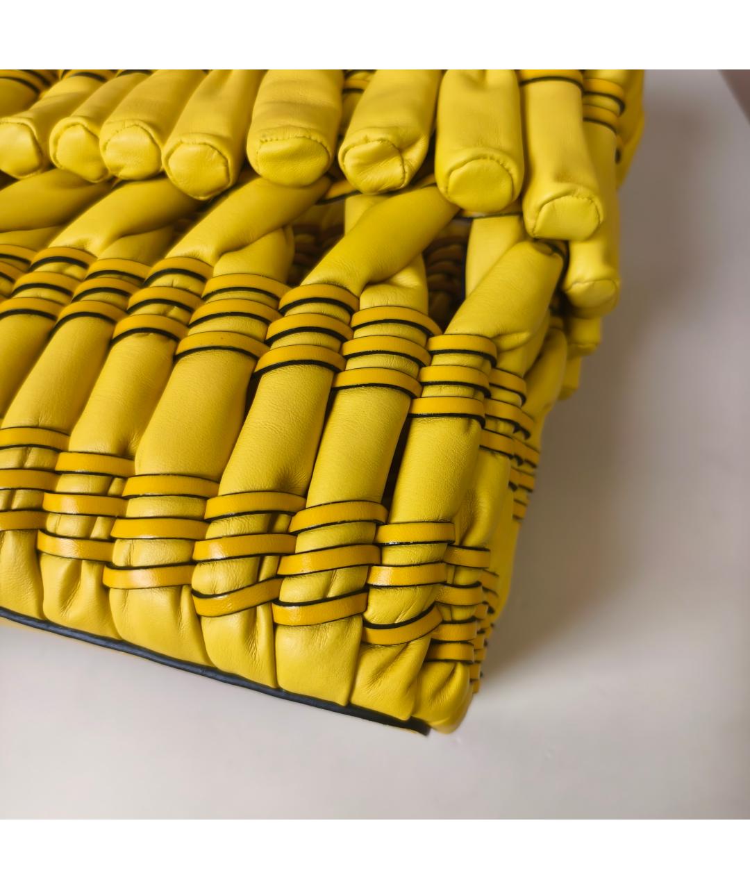 LOEWE Желтая сумка через плечо, фото 7