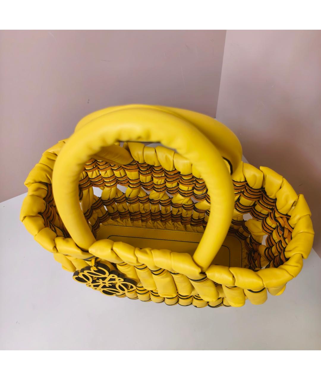 LOEWE Желтая сумка через плечо, фото 8