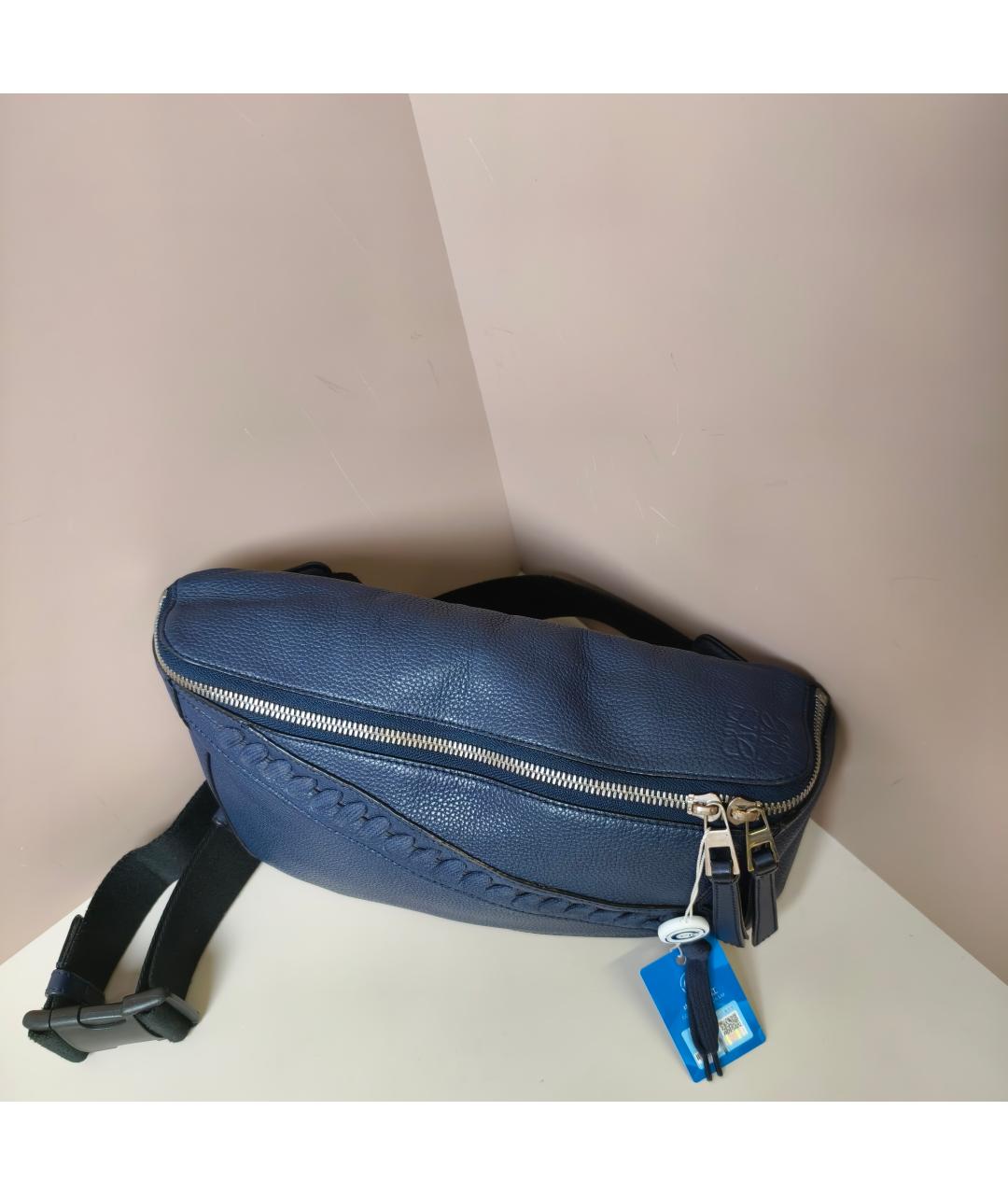 LOEWE Черная кожаная сумка через плечо, фото 6