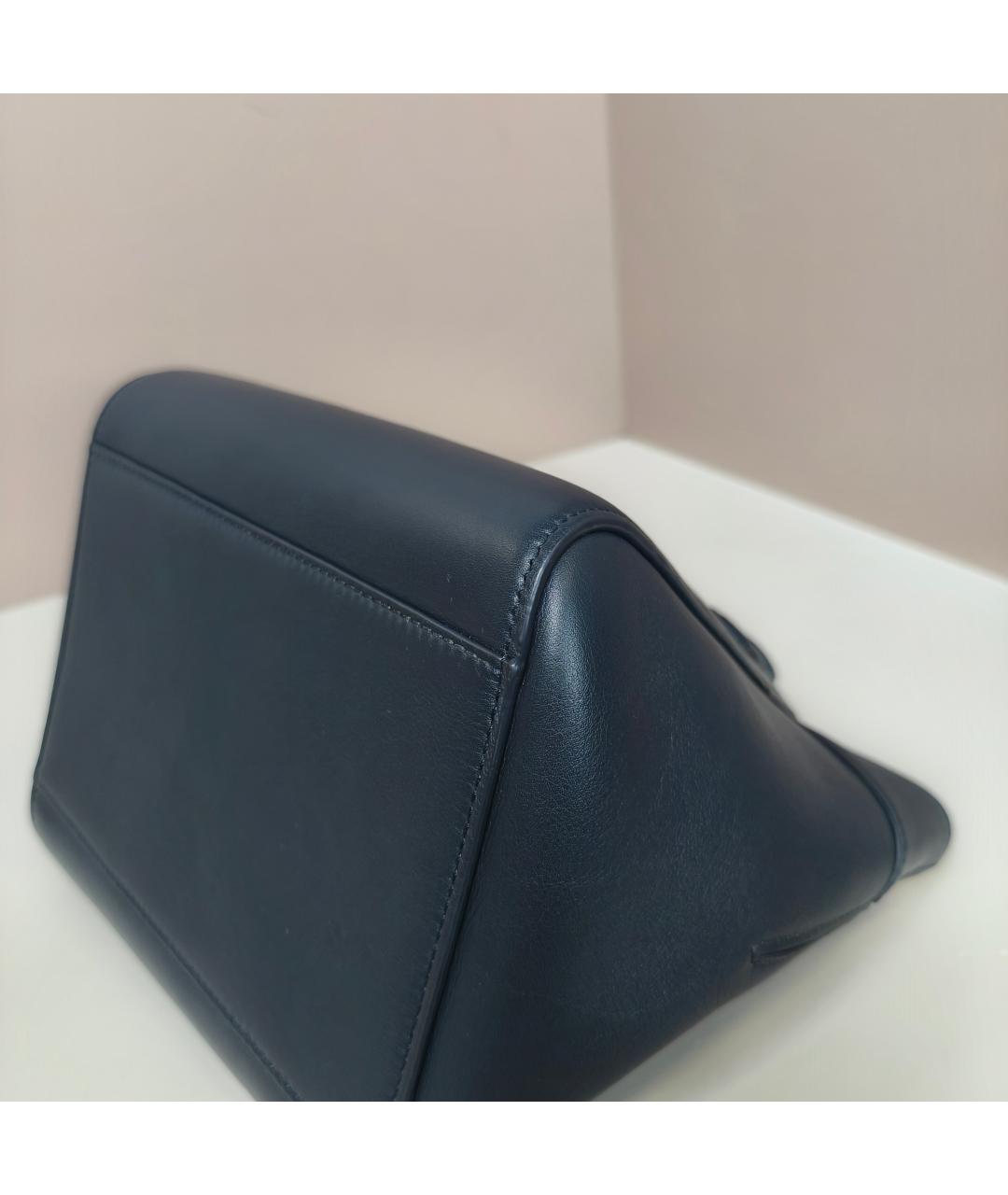 LOEWE Черная кожаная сумка через плечо, фото 7