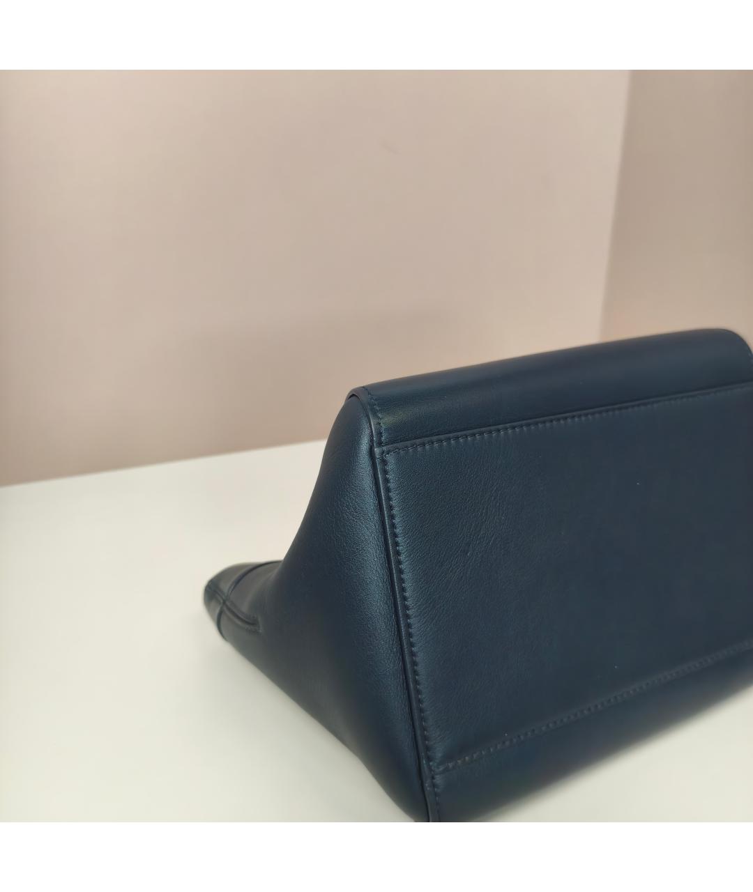 LOEWE Черная кожаная сумка через плечо, фото 4