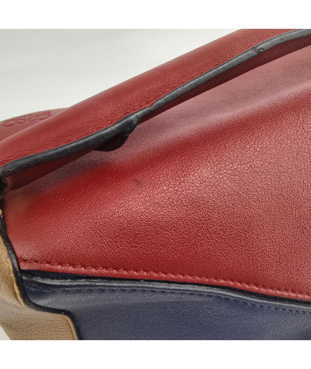 LOEWE Мульти кожаная сумка с короткими ручками, фото 8
