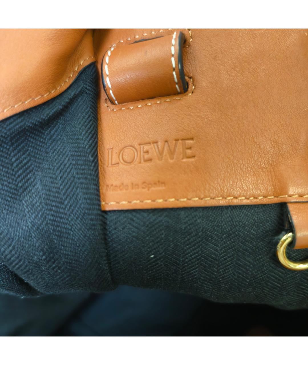 LOEWE Синяя кожаная сумка через плечо, фото 9