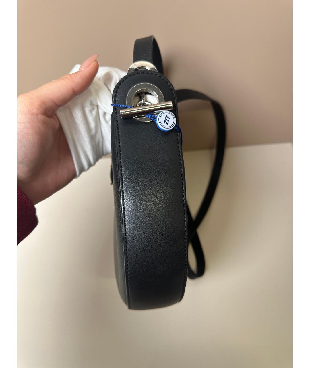 LOEWE Черная кожаная сумка через плечо, фото 6