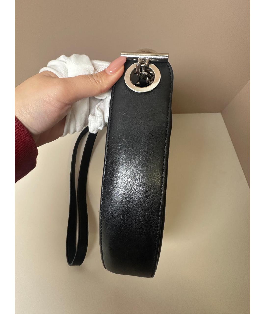 LOEWE Черная кожаная сумка через плечо, фото 5