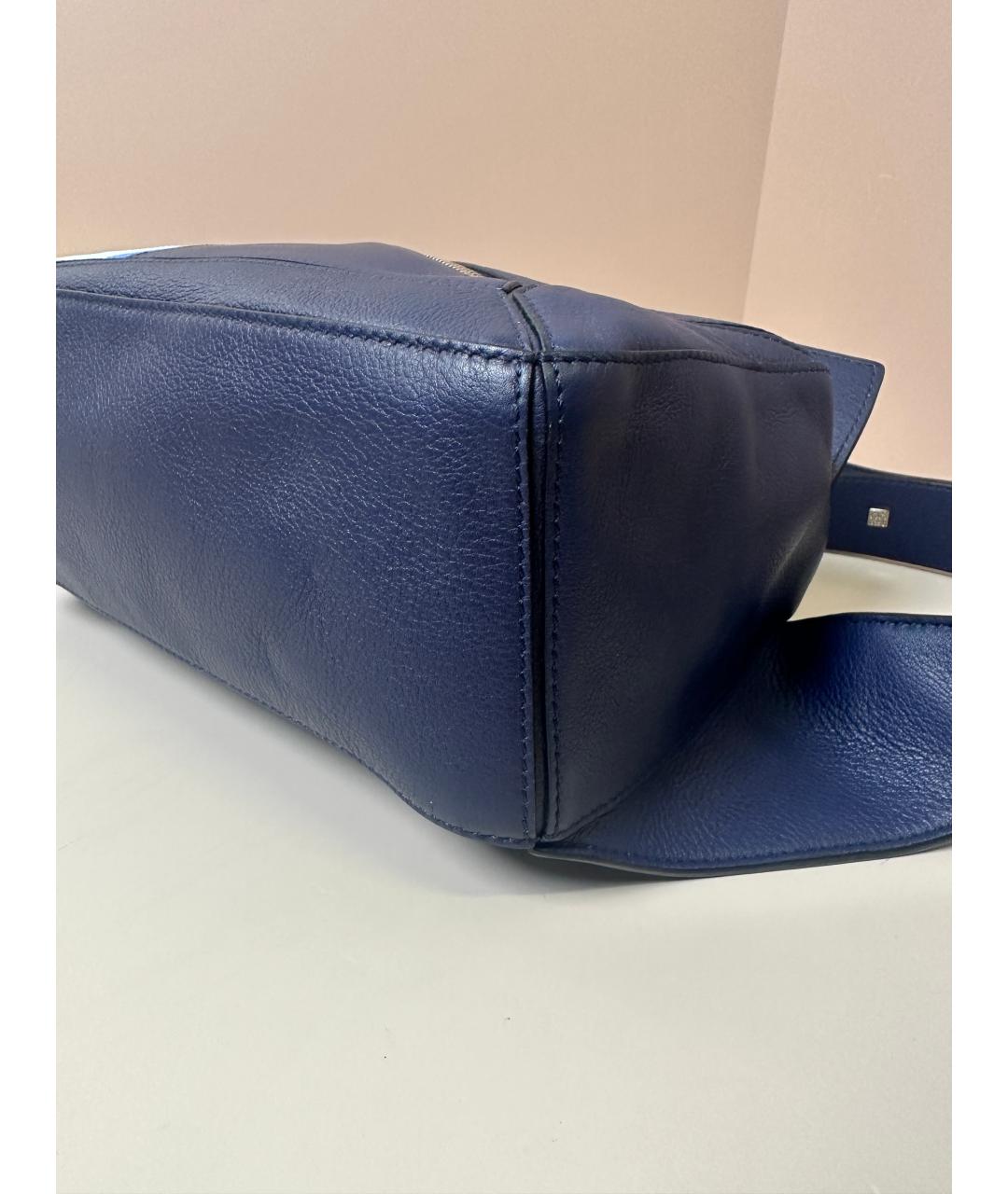 LOEWE Фиолетовая кожаная поясная сумка, фото 4