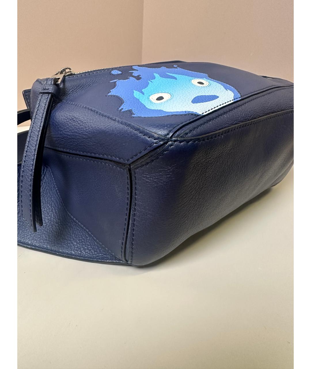 LOEWE Фиолетовая кожаная поясная сумка, фото 7