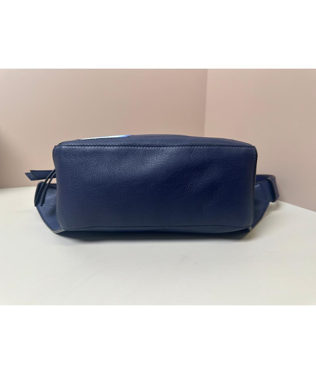 LOEWE Фиолетовая кожаная поясная сумка, фото 6