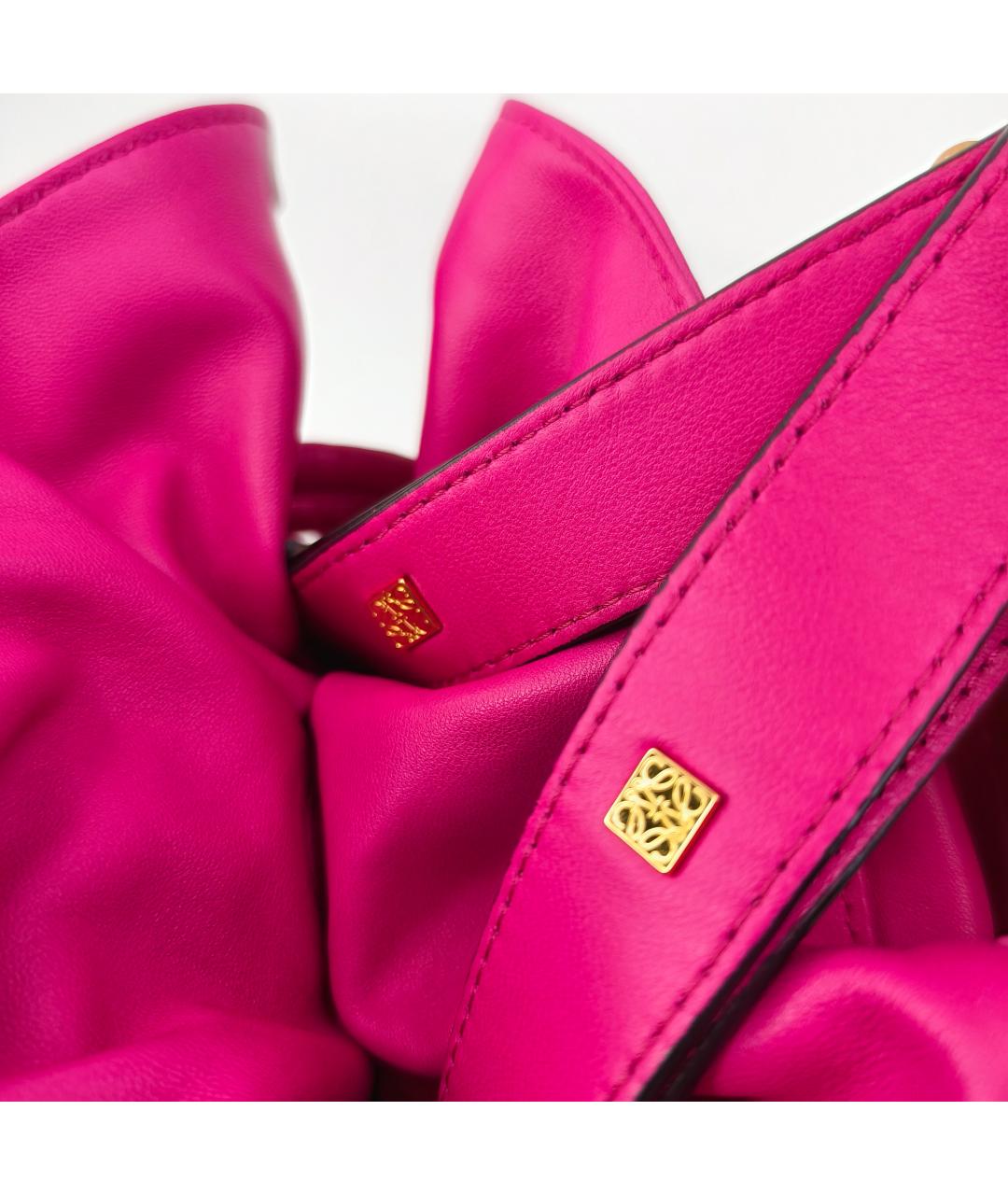 LOEWE Фуксия кожаная сумка через плечо, фото 2
