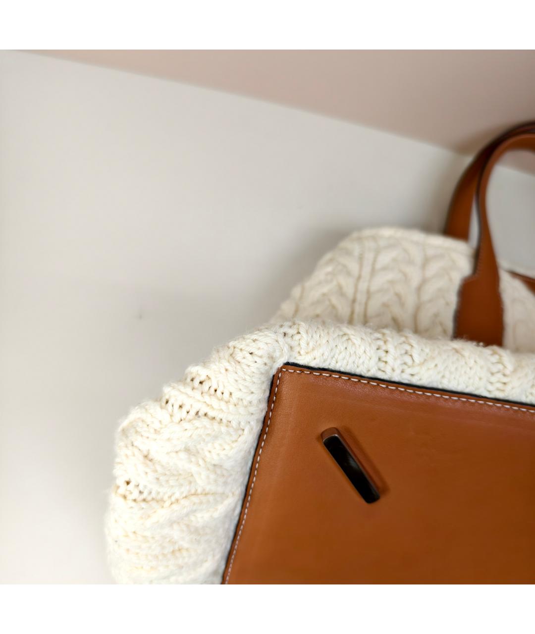 LOEWE Белая сумка через плечо, фото 6