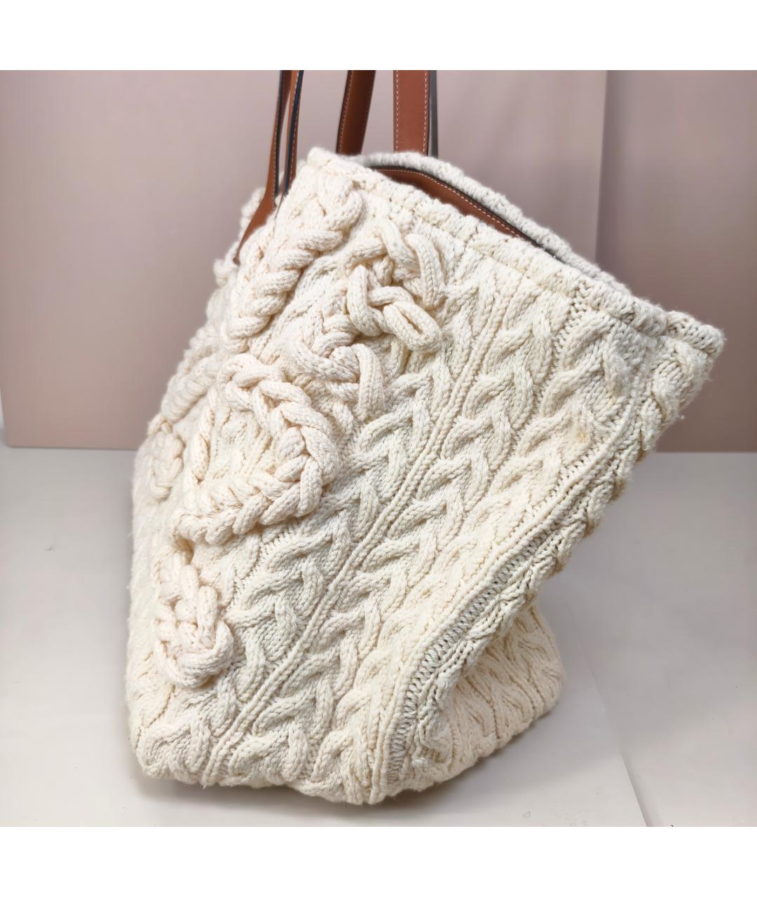 LOEWE Белая сумка через плечо, фото 4