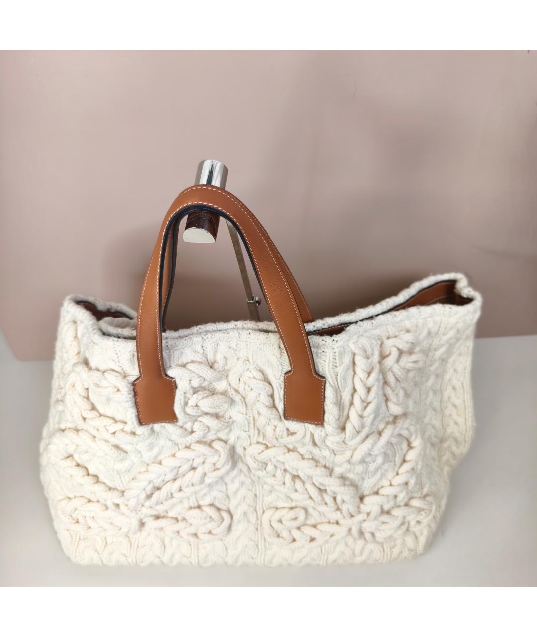 LOEWE Белая сумка через плечо, фото 9