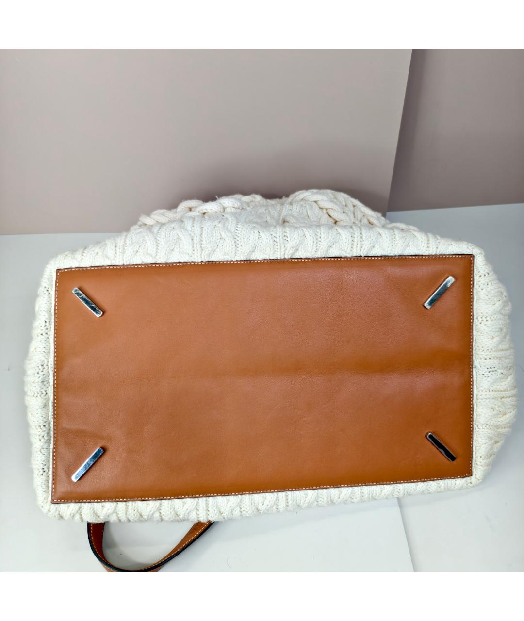 LOEWE Белая сумка через плечо, фото 5