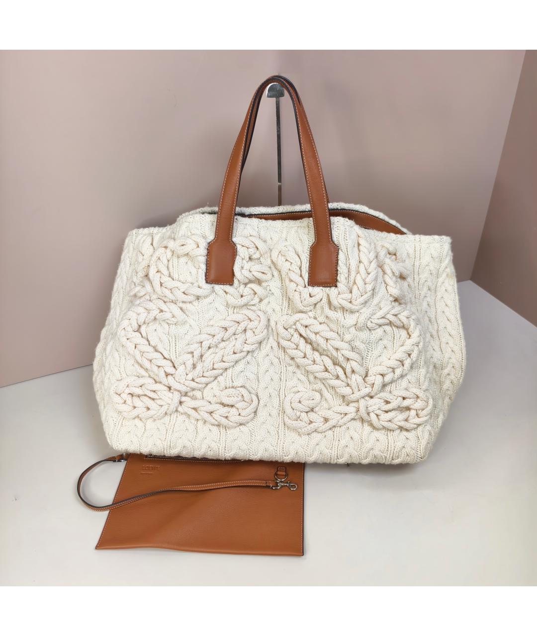 LOEWE Белая сумка через плечо, фото 10