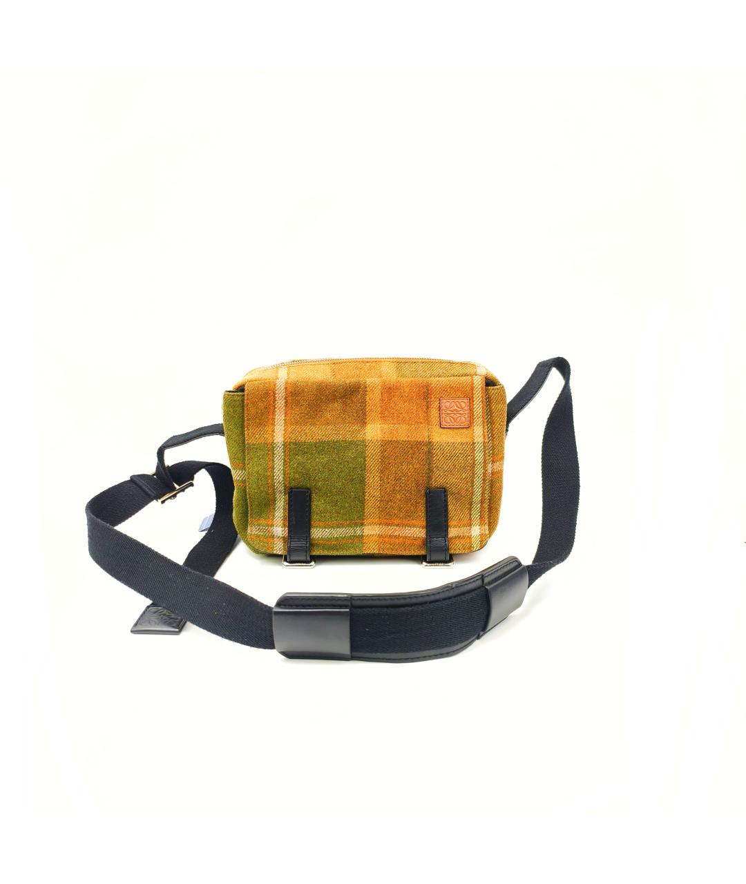 LOEWE Черная кожаная сумка через плечо, фото 5