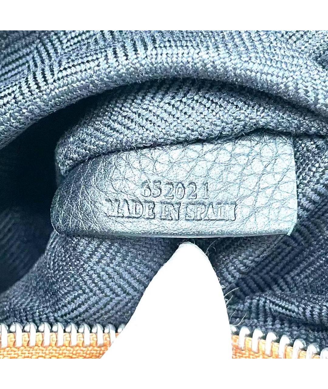 LOEWE Черная кожаная сумка через плечо, фото 4