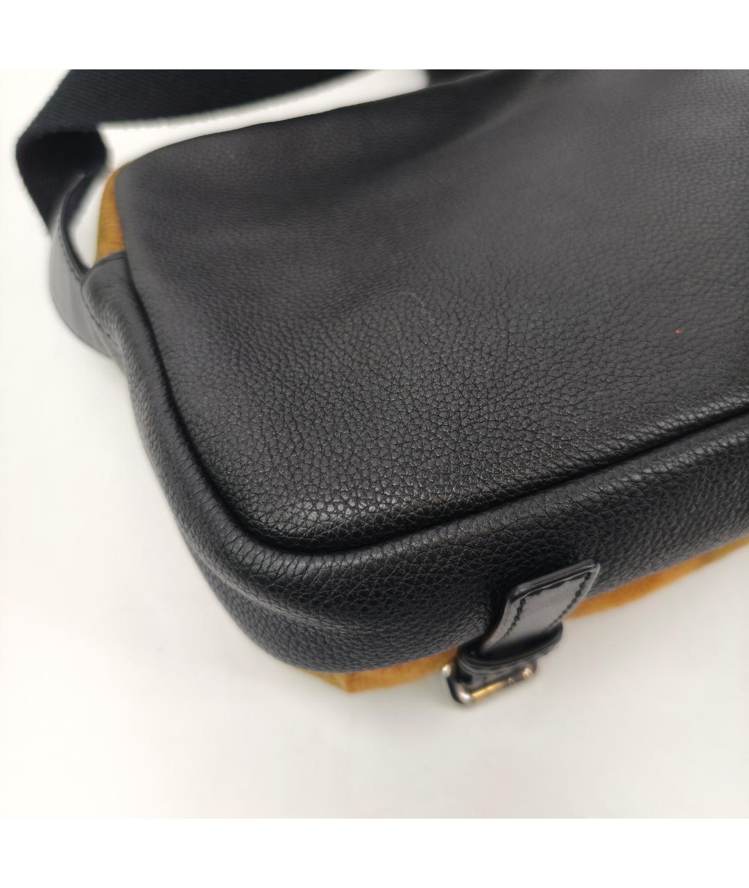 LOEWE Черная кожаная сумка через плечо, фото 2
