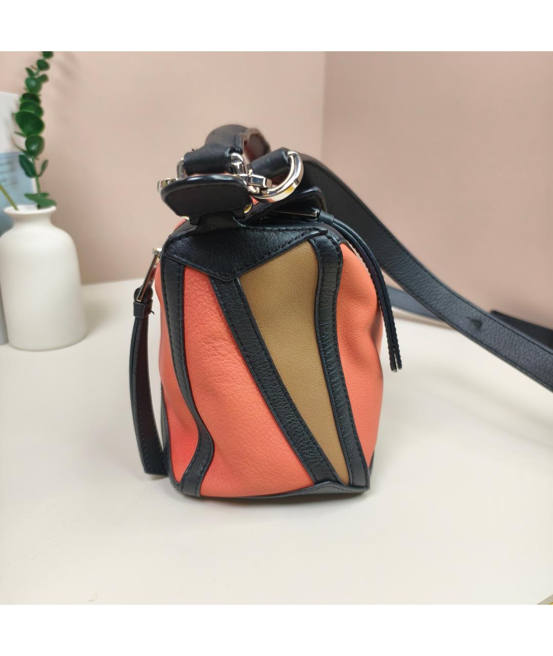 LOEWE Мульти кожаная сумка с короткими ручками, фото 4