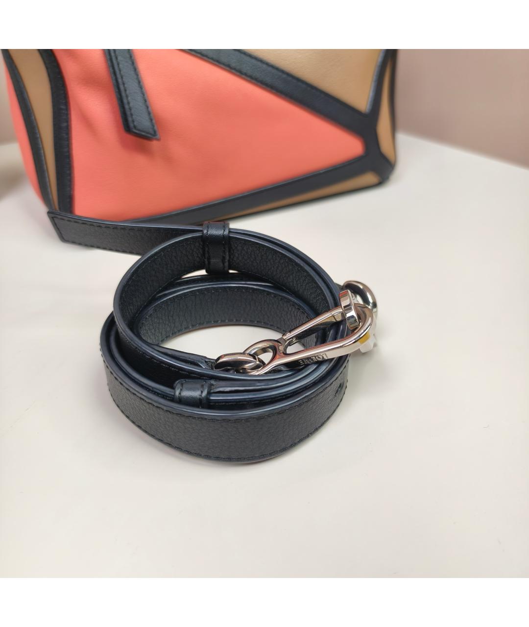 LOEWE Мульти кожаная сумка с короткими ручками, фото 3