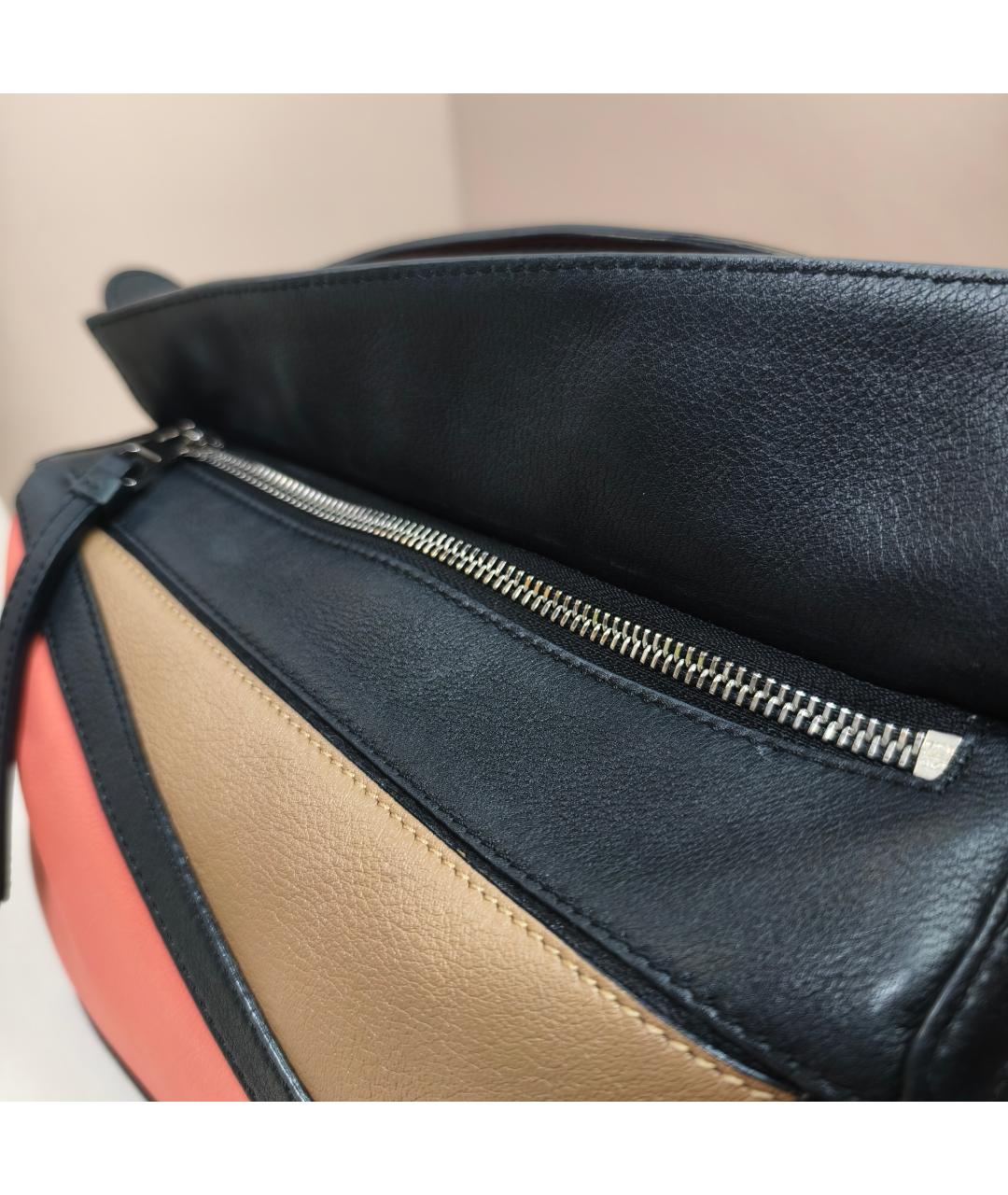 LOEWE Мульти кожаная сумка с короткими ручками, фото 7