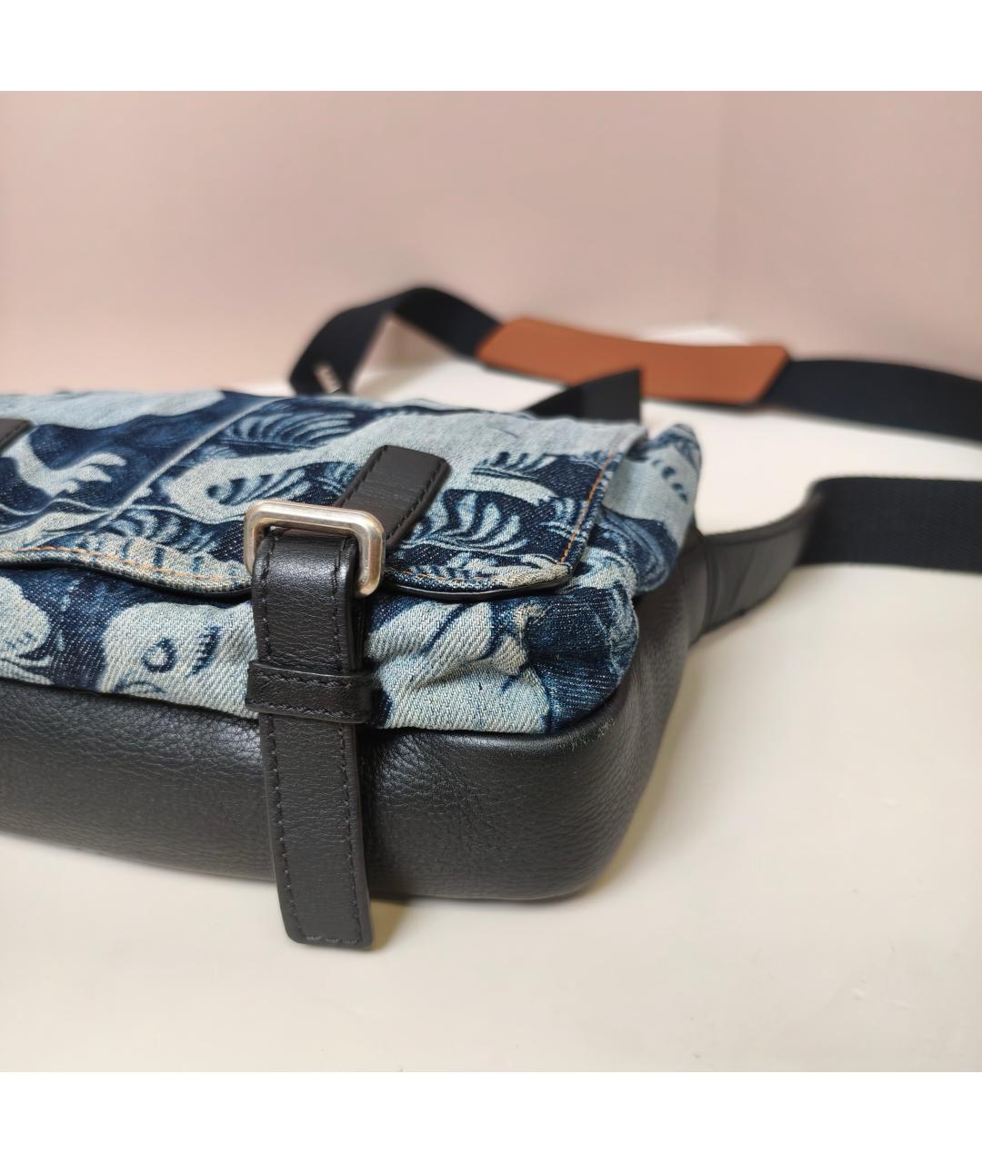 LOEWE Синяя деним сумка через плечо, фото 2