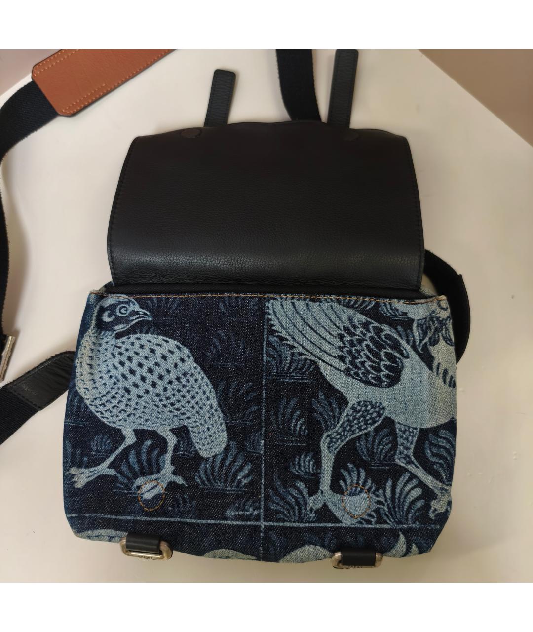 LOEWE Синяя деним сумка через плечо, фото 3