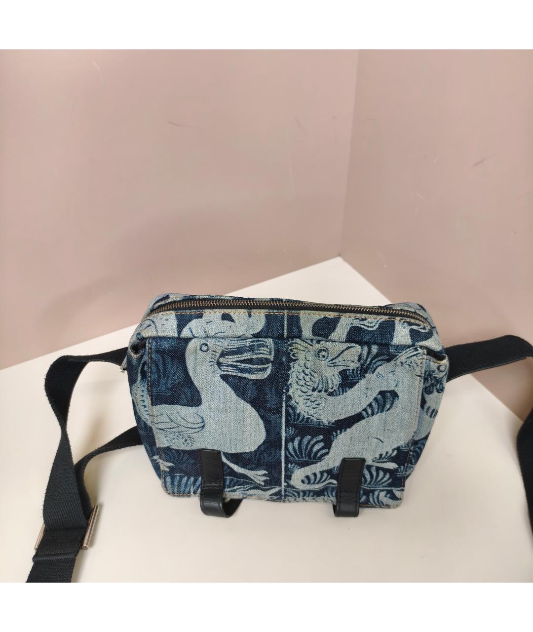 LOEWE Синяя деним сумка через плечо, фото 5