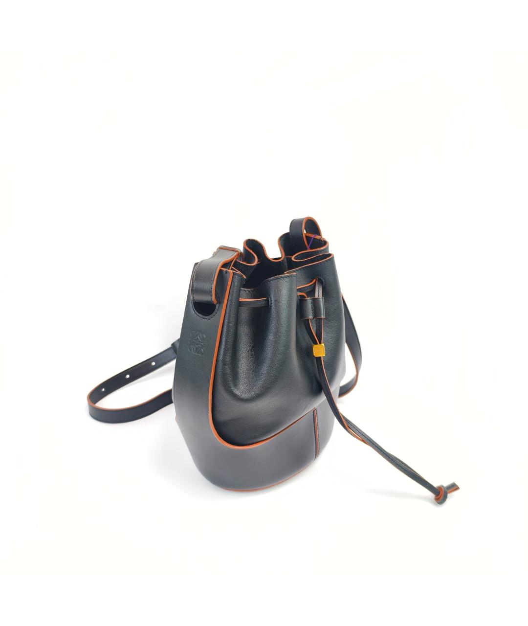 LOEWE Черная кожаная сумка через плечо, фото 3