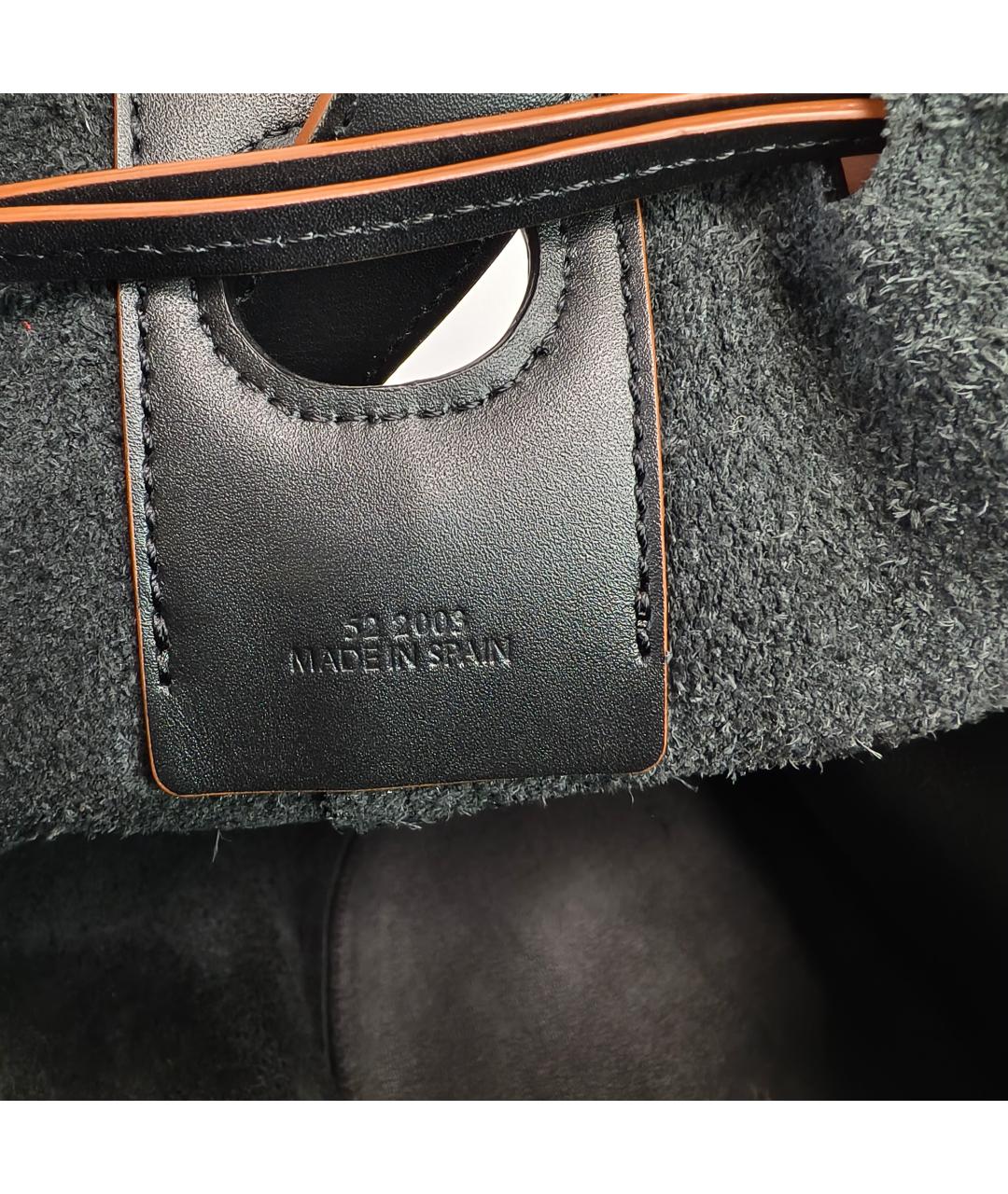 LOEWE Черная кожаная сумка через плечо, фото 8