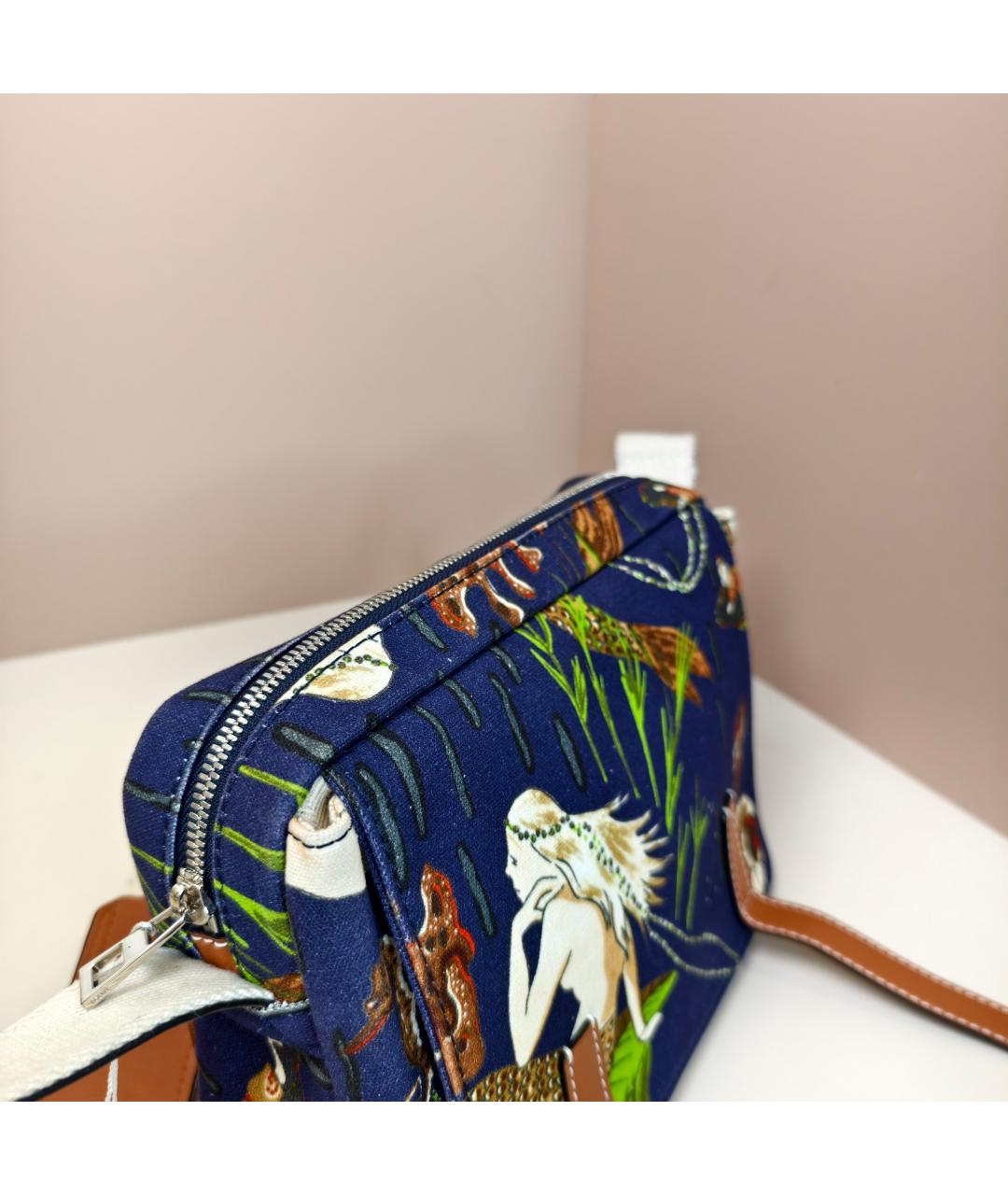 LOEWE Синяя сумка через плечо, фото 9