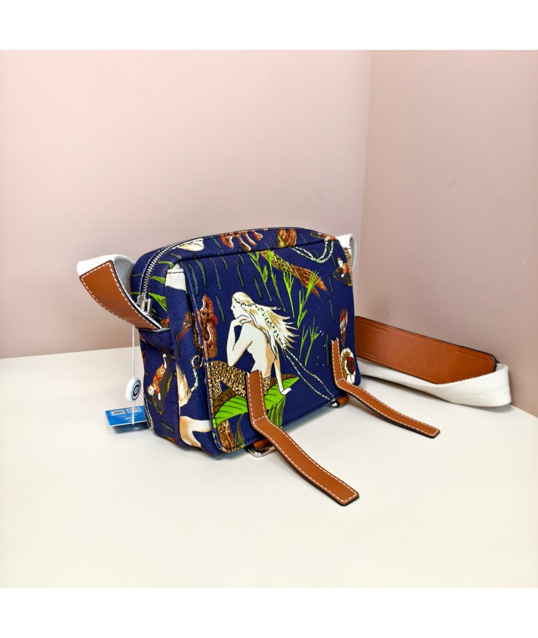 LOEWE Синяя сумка через плечо, фото 3