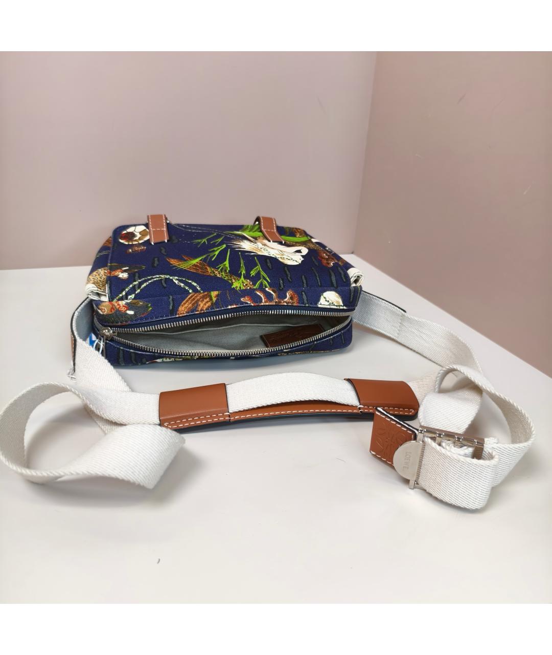 LOEWE Синяя сумка через плечо, фото 7