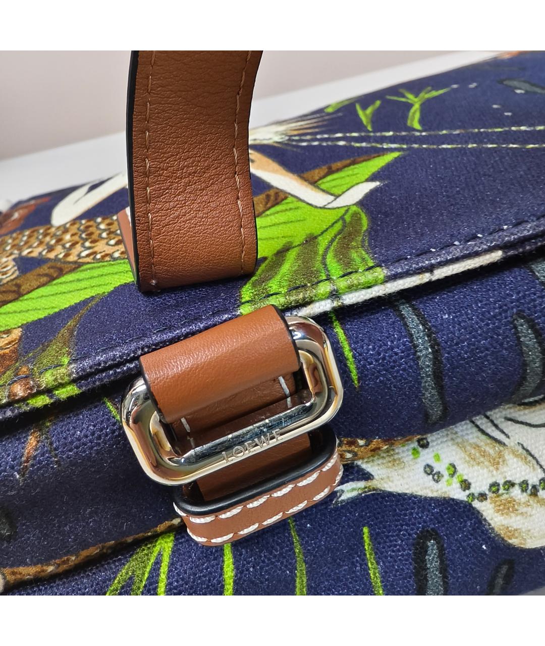 LOEWE Синяя сумка через плечо, фото 6