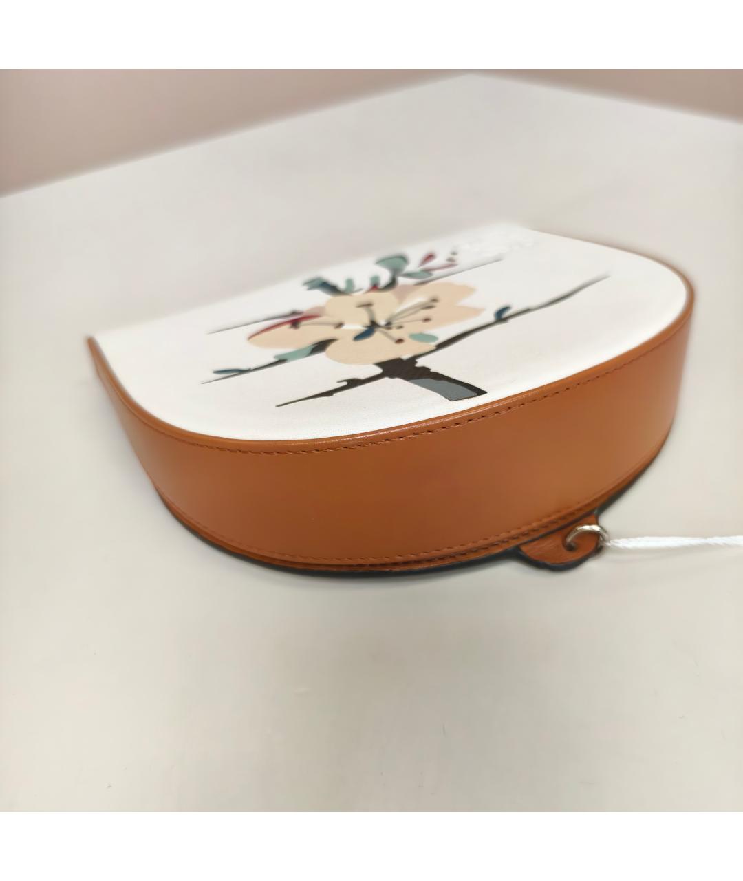 LOEWE Белая кожаная сумка через плечо, фото 4