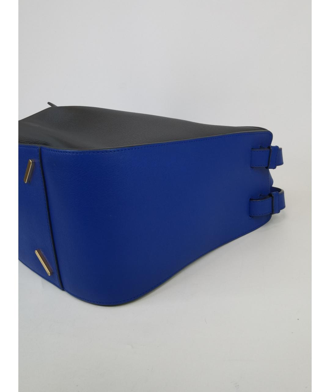 LOEWE Синяя кожаная сумка через плечо, фото 5
