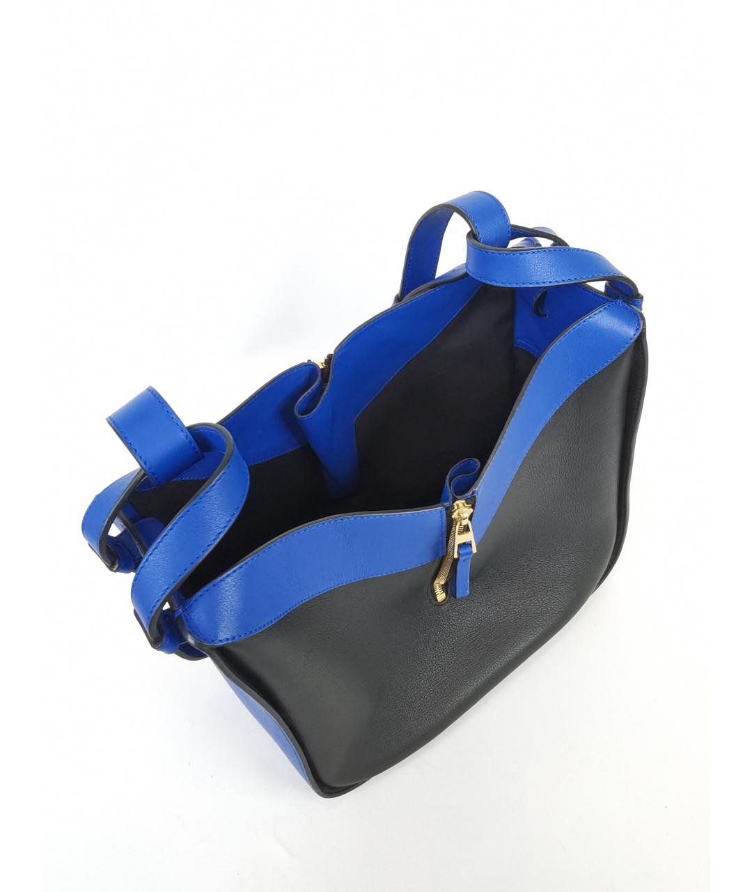 LOEWE Синяя кожаная сумка через плечо, фото 9