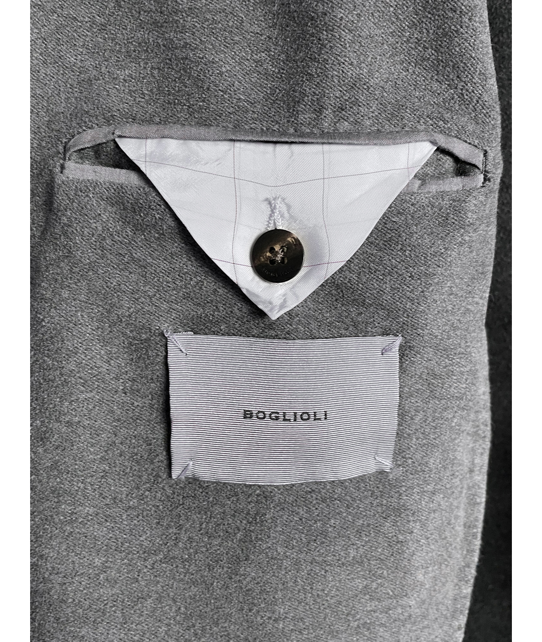 BOGLIOLI Серый вискозный пиджак, фото 5