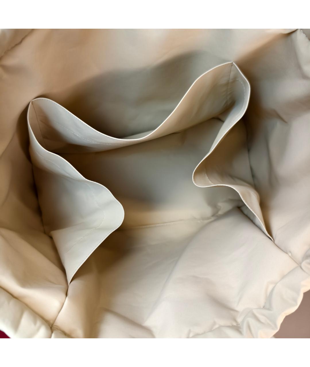 HERMES Голубая тканевая сумка тоут, фото 6