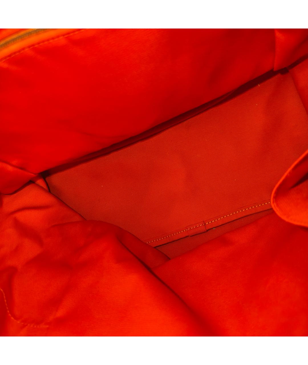 HERMES Темно-синяя тканевая сумка тоут, фото 9