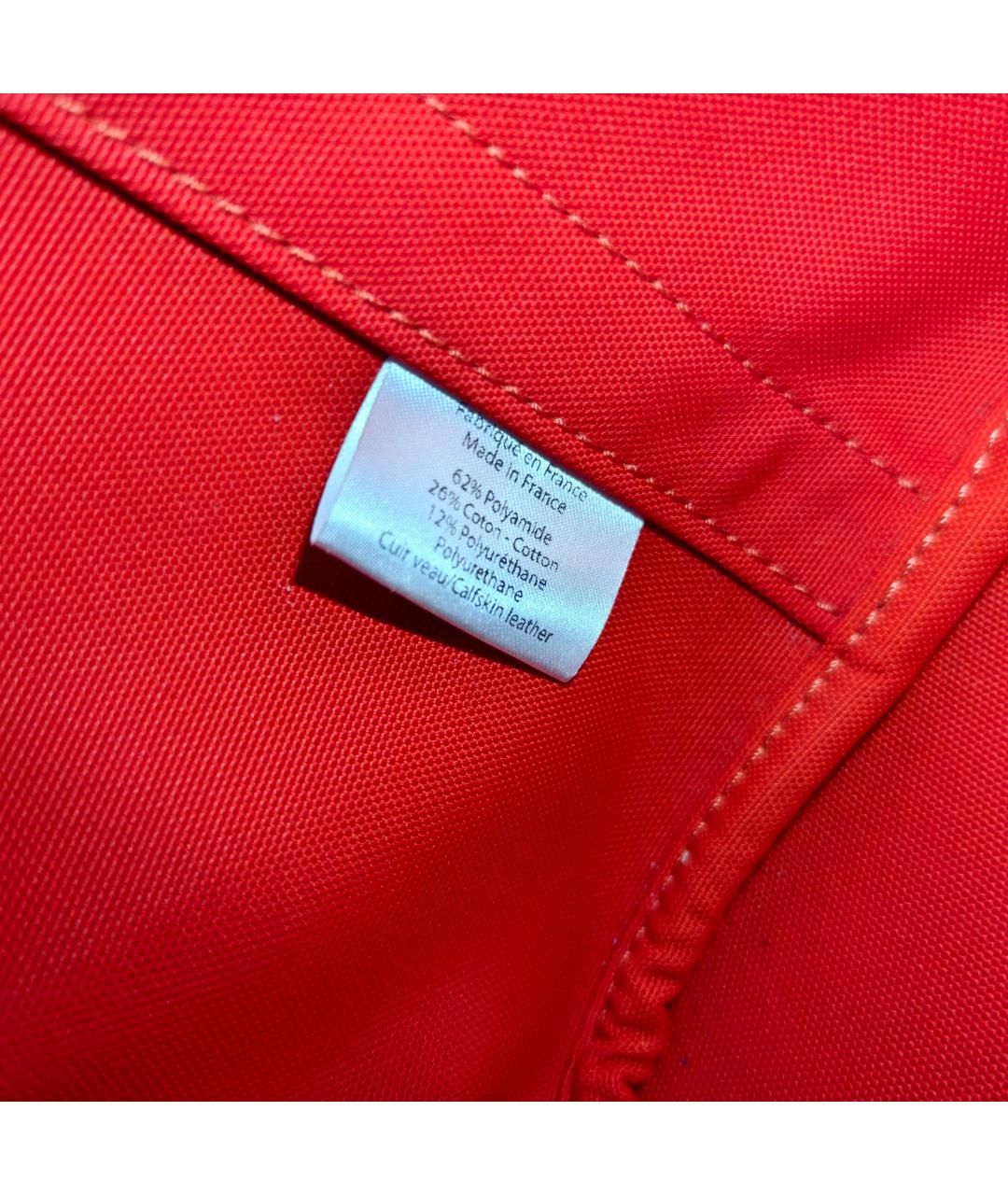 HERMES Темно-синяя тканевая сумка тоут, фото 7