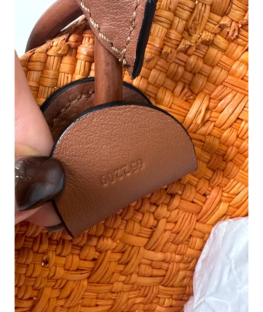 LOEWE Оранжевая сумка через плечо, фото 6