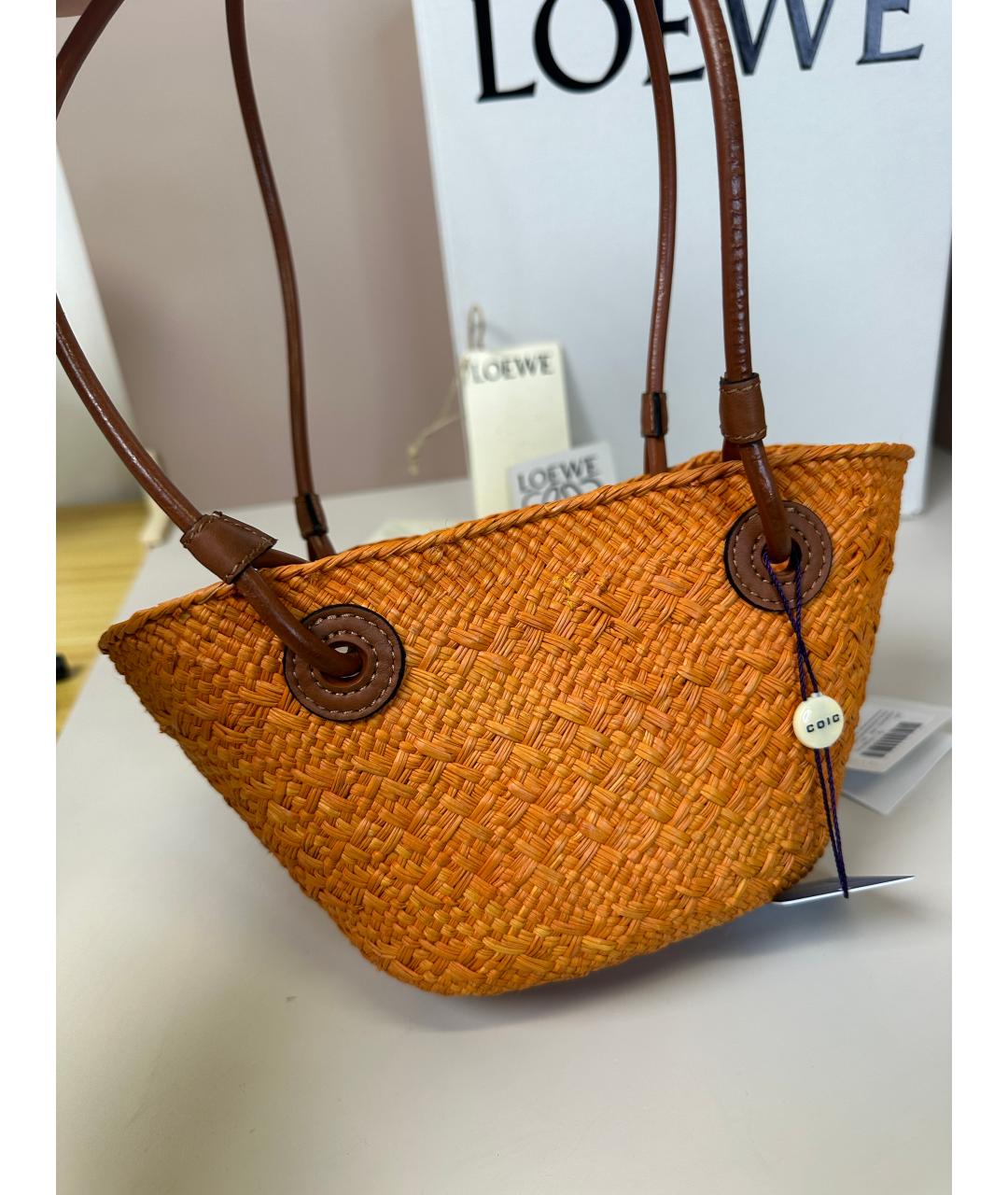 LOEWE Оранжевая сумка через плечо, фото 2