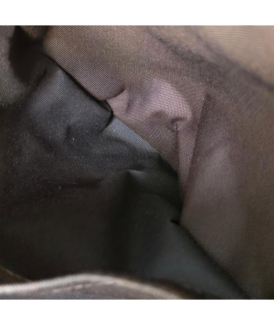 HERMES Бордовая тканевая сумка с короткими ручками, фото 9