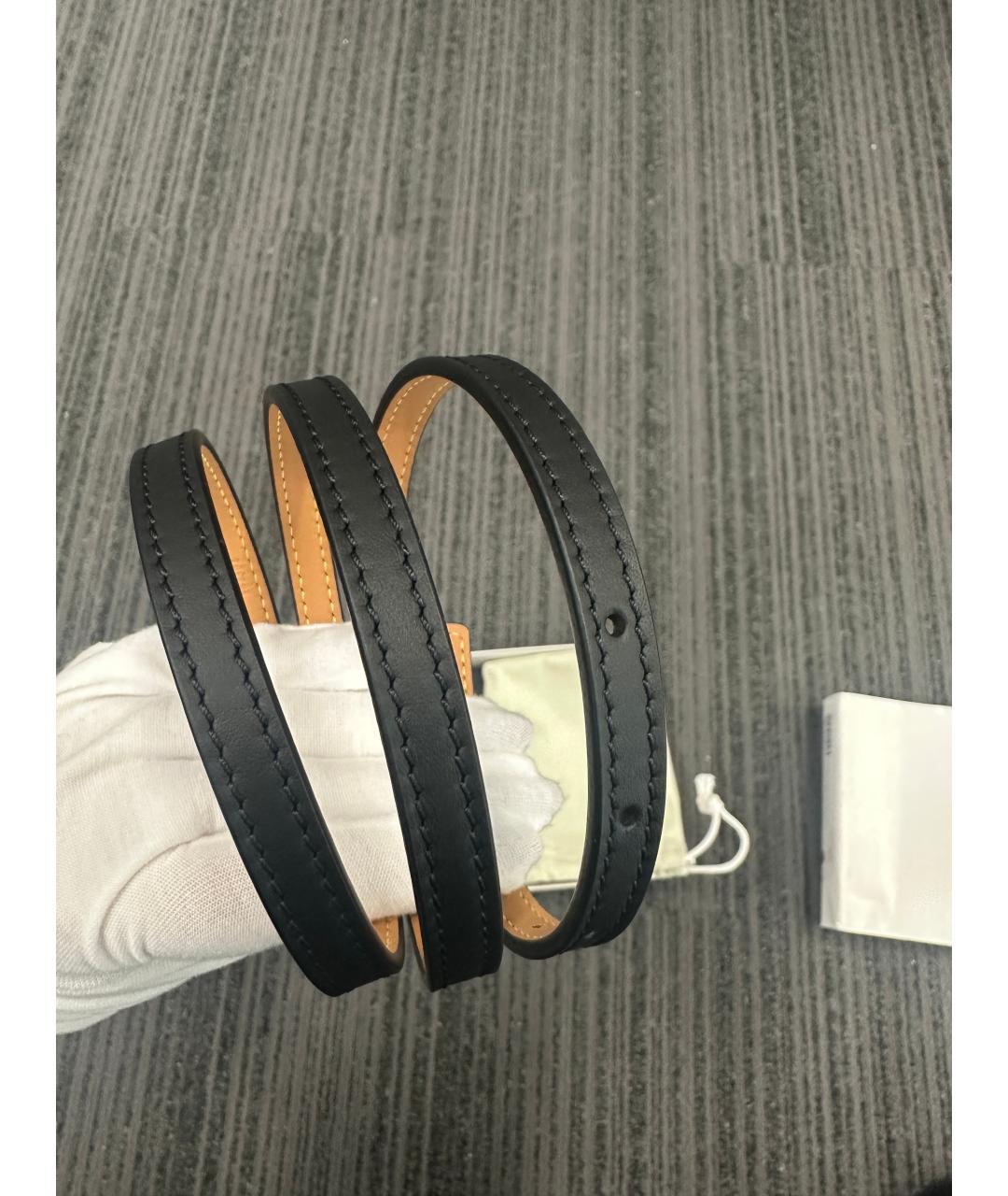 LOEWE Черный кожаный ремень, фото 4