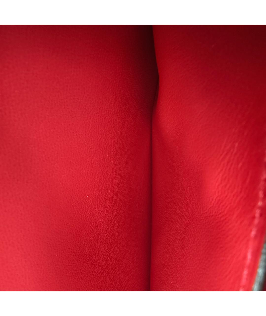 HERMES Фуксия кожаная сумка через плечо, фото 6