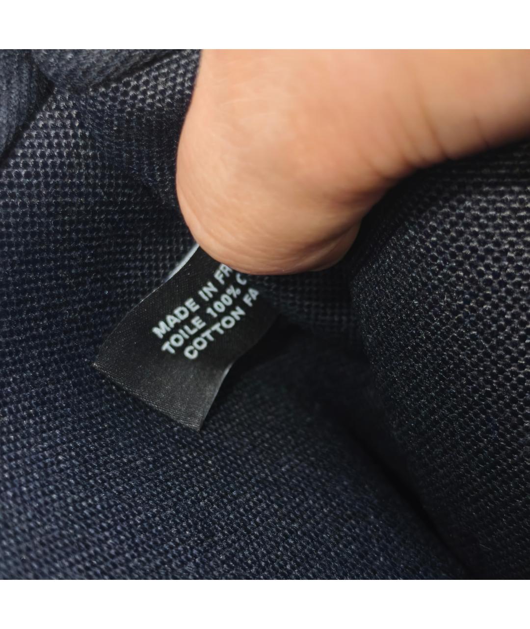 HERMES Черная тканевая сумка через плечо, фото 4