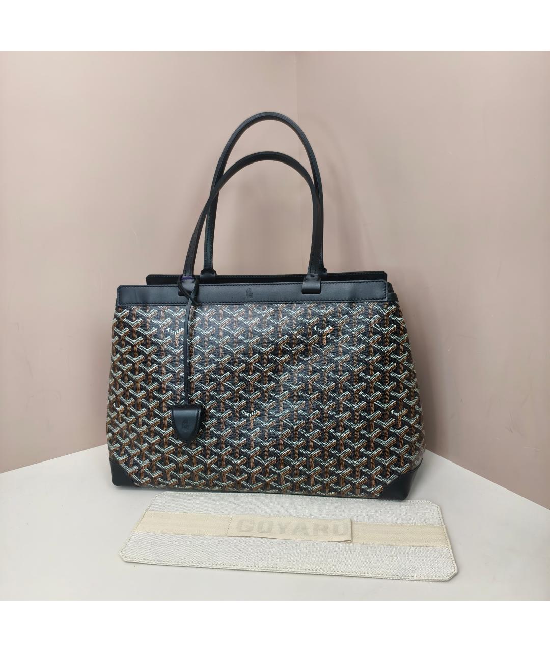 GOYARD Черная сумка тоут, фото 10