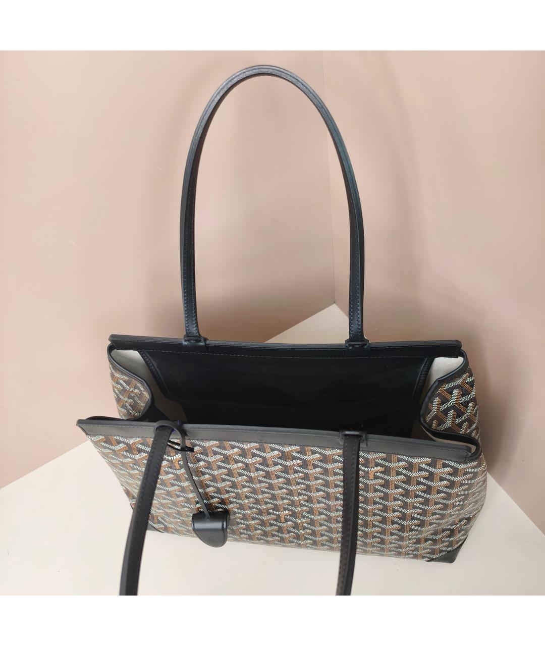 GOYARD Черная сумка тоут, фото 5