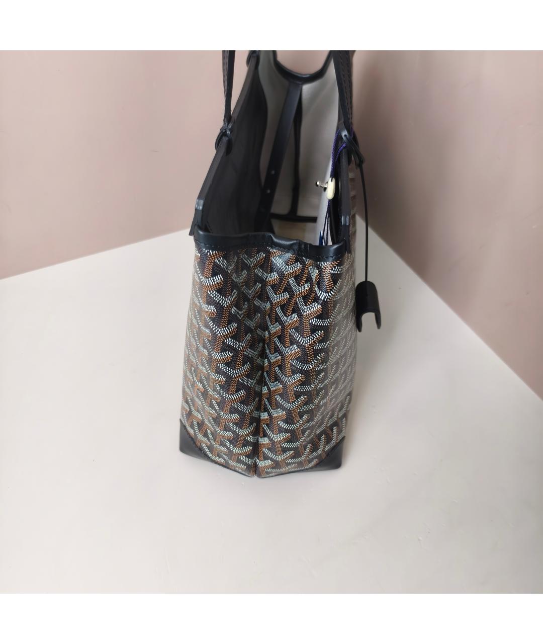 GOYARD Черная сумка тоут, фото 7