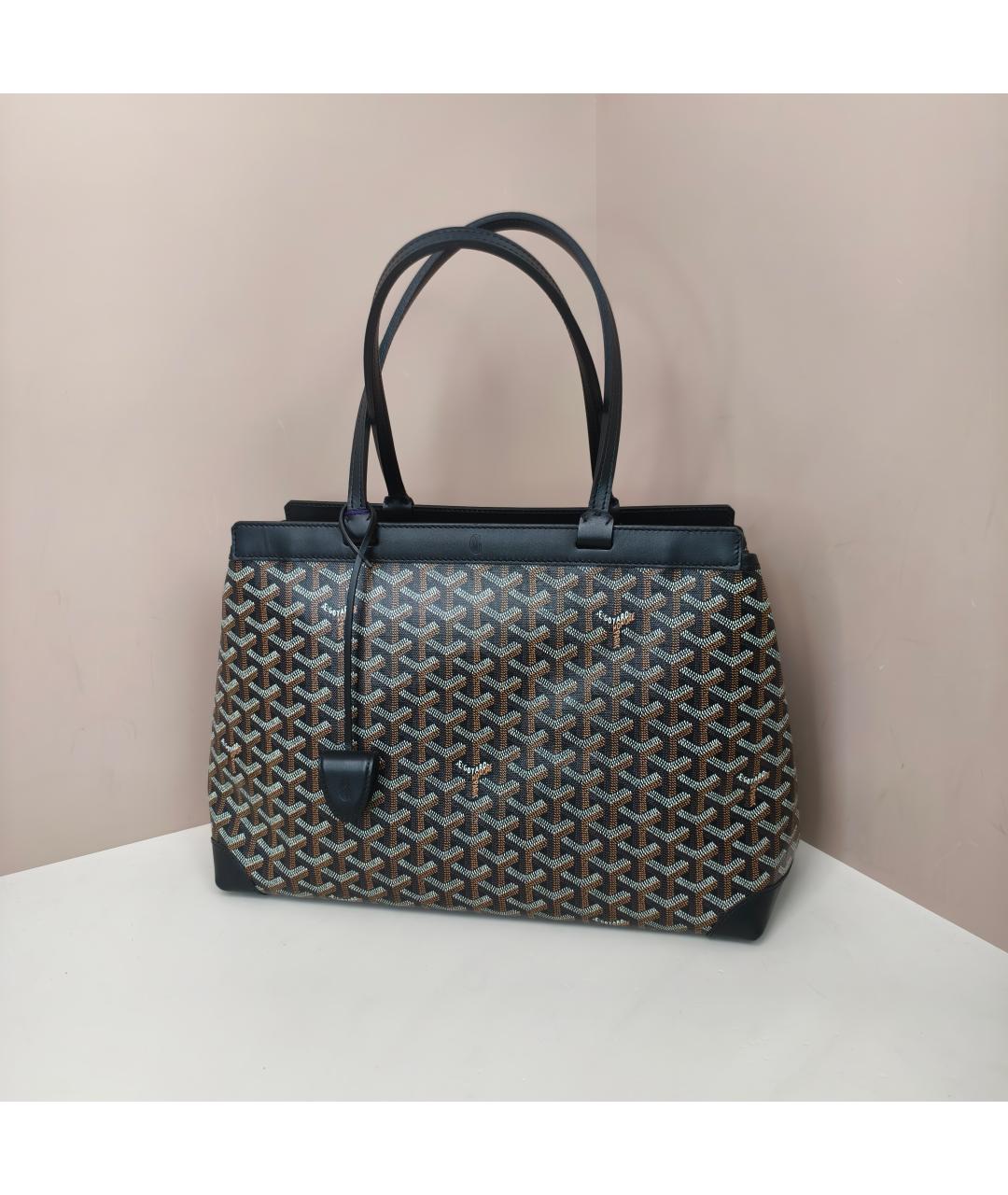 GOYARD Черная сумка тоут, фото 4